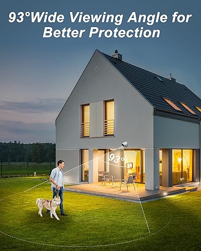 Miniatura 6 de Swann Cámara de seguridad para el hogar,PoE Cat5e NVR 4K HD Video, Interior o Exterior Cableado Vigilancia CCTV Dome,Visión Nocturna Color,Detección