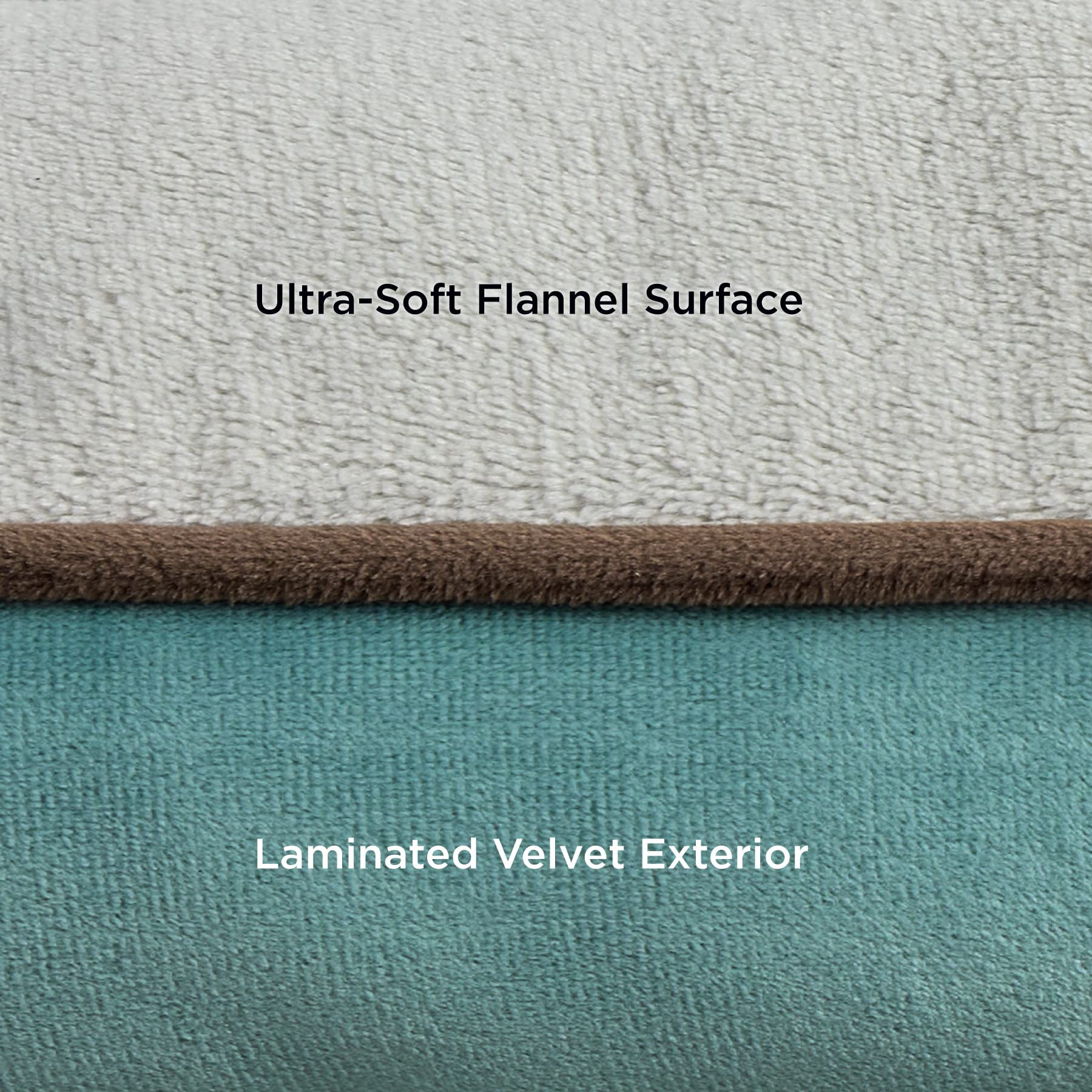 Bedsure Orthopedic Dog Bed for Medium Dogs - Waterproof Dog Bed Medium, Foam Sofa with Removable Washable Cover, Waterproof Lining and Nonskid Bottom Couch, Pet Bed, Washed Blue