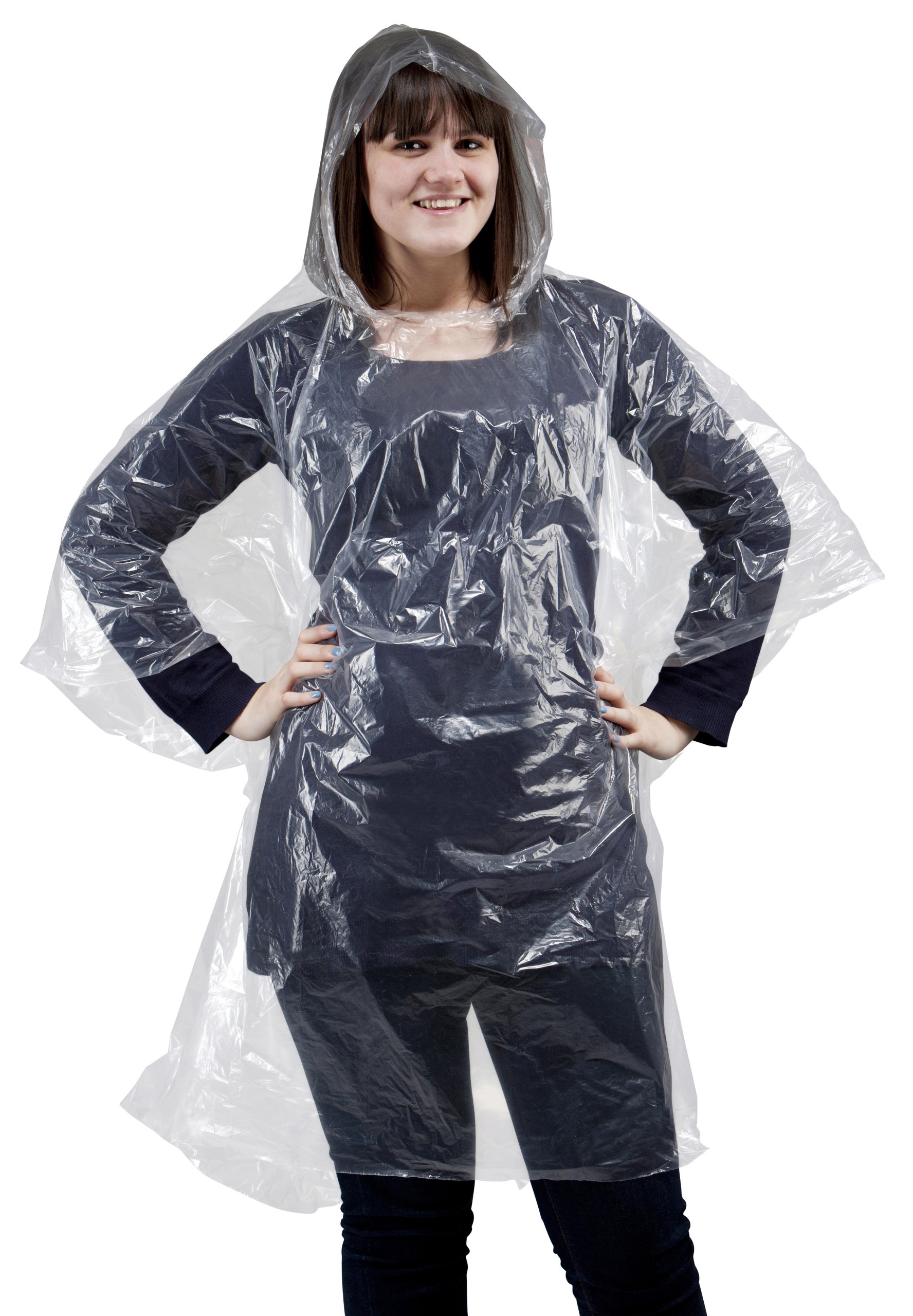 Puddlez5 x Emergency Clear Rain Poncho's