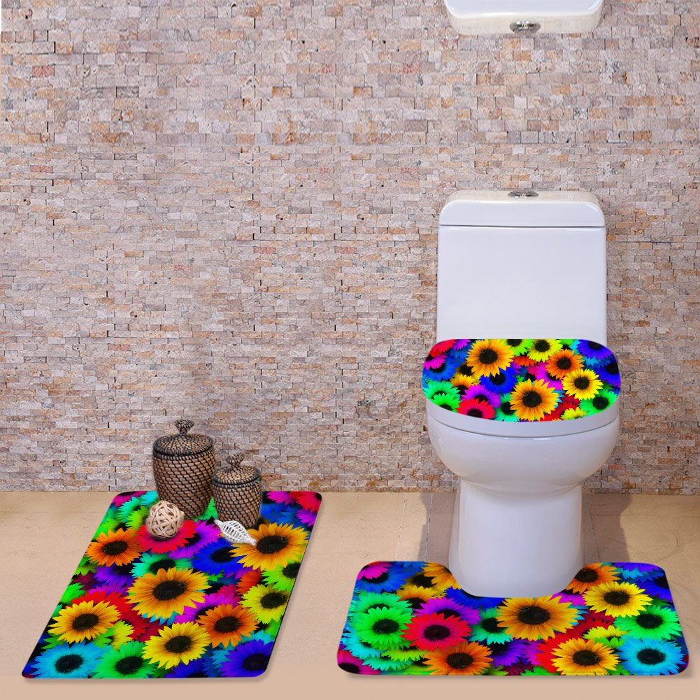 ANELLO DEL SEDILE Tappetino WC A forma di U Cuscino Coperchio WC Bagno EUR 23,79 - IT