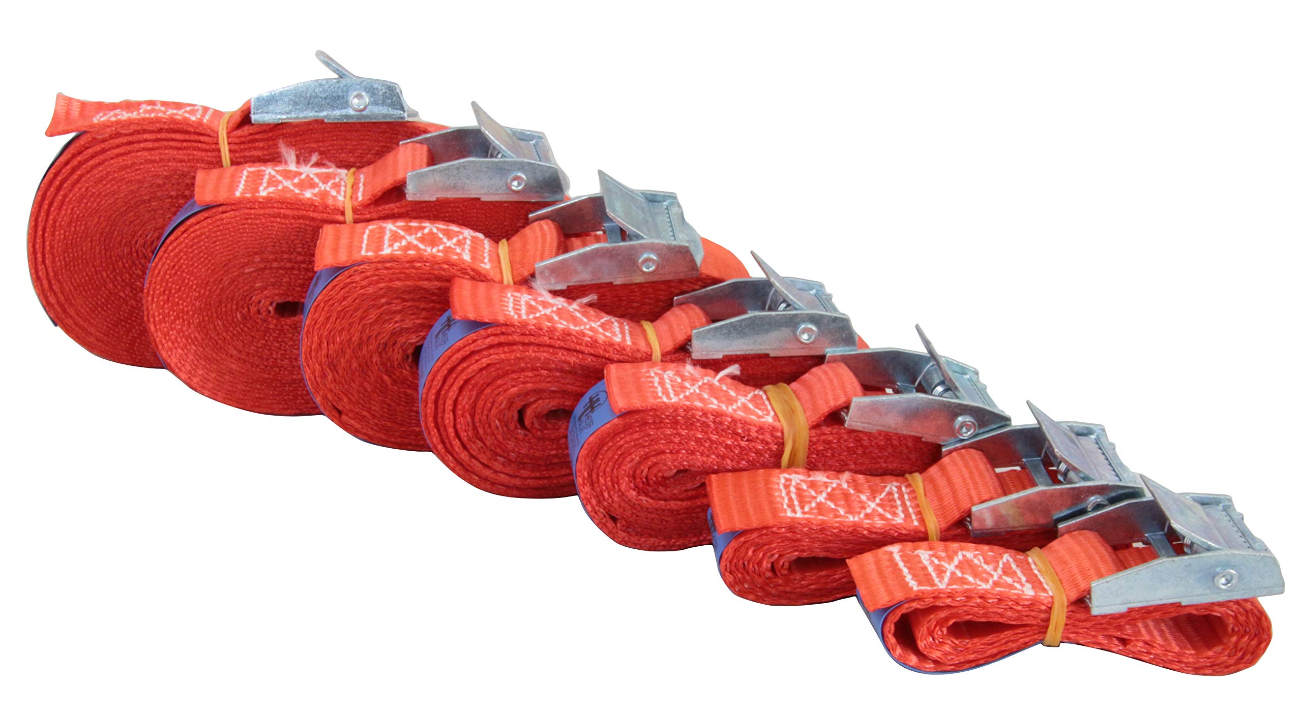 Hedef Riemengurt Cinghia Fissaggio 1M - 6M con Klemmschoss Schnellverschlus Cinghia Fissaggio - 25x Pezzo, 2 Meter
