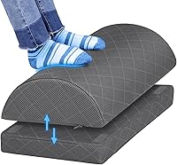 Vista 7 de Reposapiés para debajo del escritorio en el trabajo, de espuma ajustable para oficina y hogar, accesorios de escritorio de oficina, reposapiés