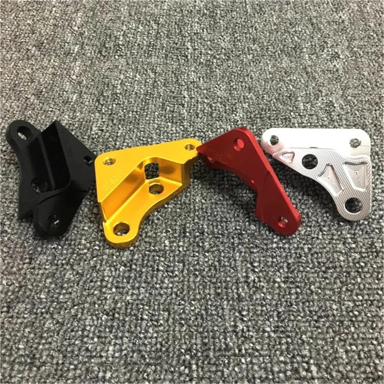 zacisków hamulcowych Adapter do tłoczków hamulcowy Do GTS300 Wspornika Adaptera Tarczy Hamulcowej CNC Do Zacisku 4-tłoczkowego(Black)