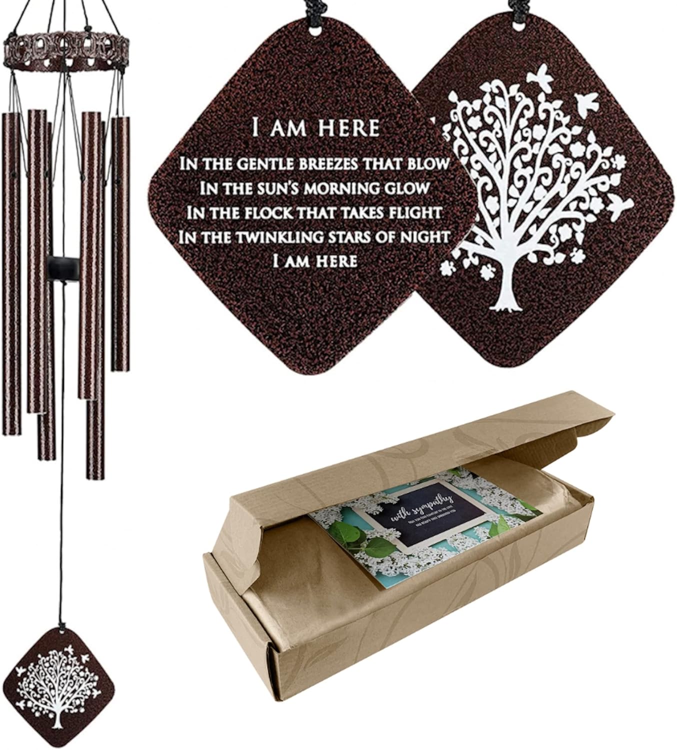 Solsken Home Memorial Wind Chimes Sympathy Wind Chimes Sympathy