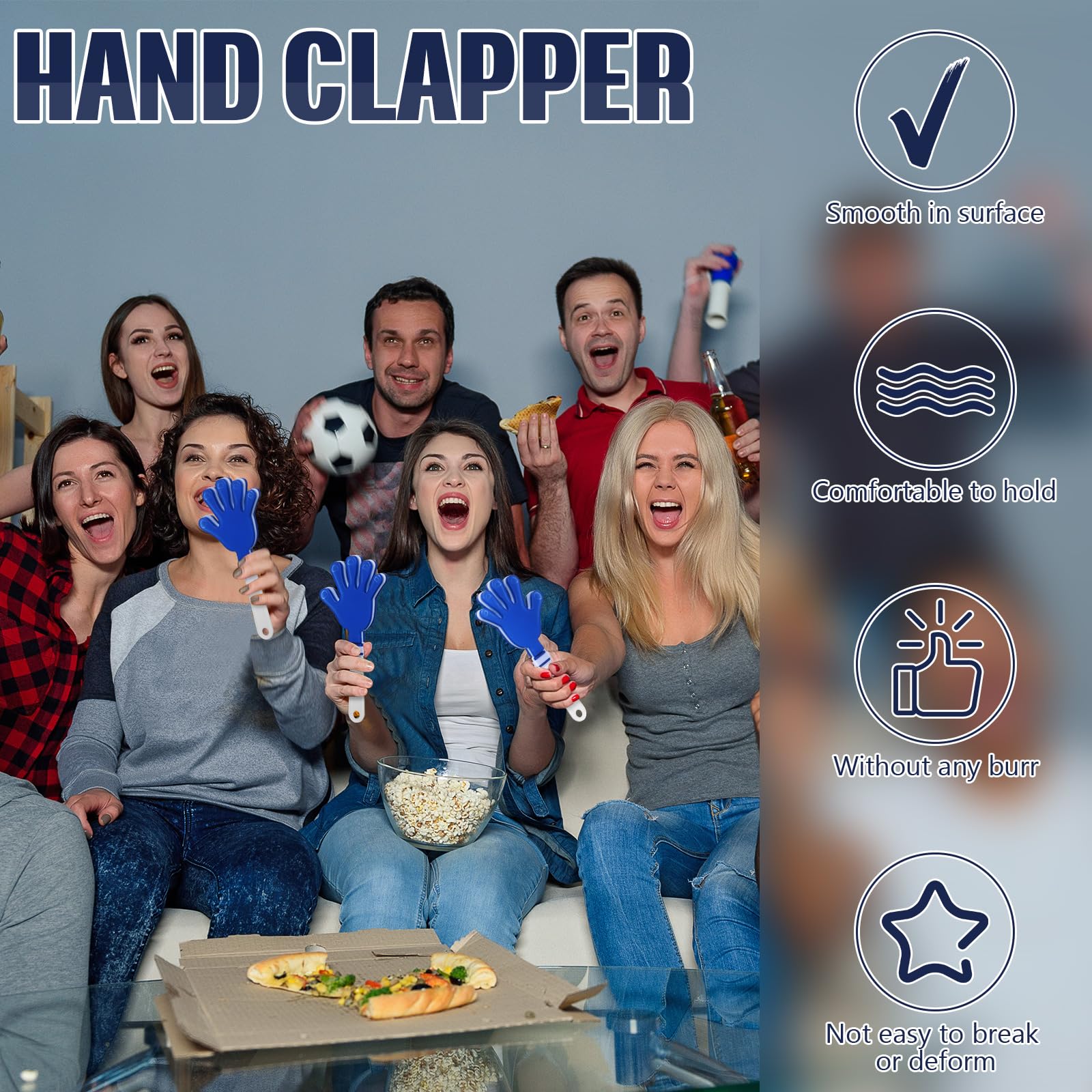 Hand Clapper Things Plastic Clapping Toys 50 Pcs Hand Clappers Noisemakers - 7.5 Inch ...