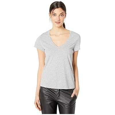 Splendid Kate Short Sleeve Modal Jersey V Neck T Shirts Women