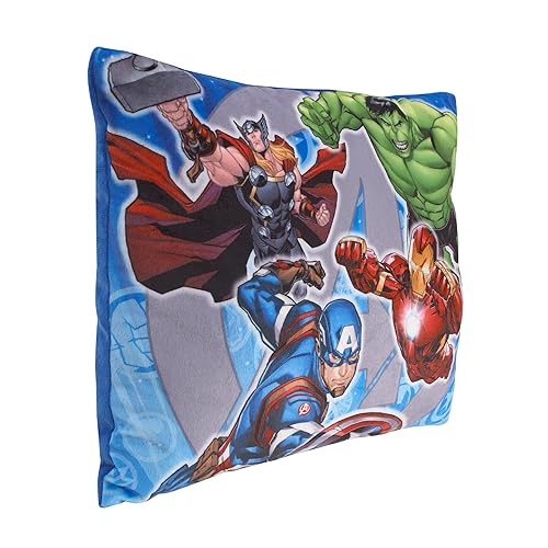 Miniatura 2 de Marvel The Avengers I Am A Hero - Almohada decorativa azul, verde y roja