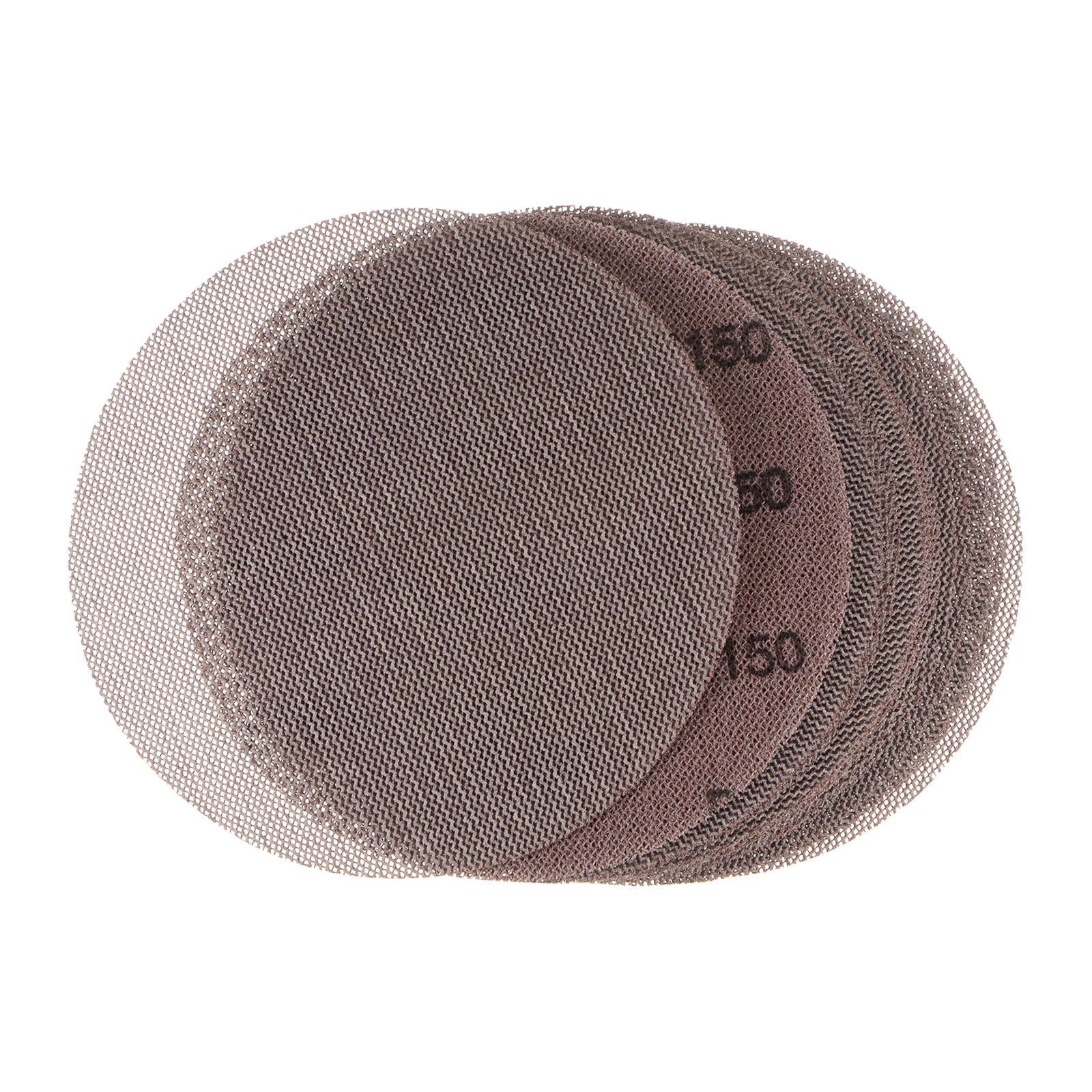 sourcing map 15pcs Mesh Sanding Discs 6 Inch Hook and Loop Sanding Net 150 Grits Dust Free Abrasive Pads for Car Wood Drywall Metal Polishing & Grinding