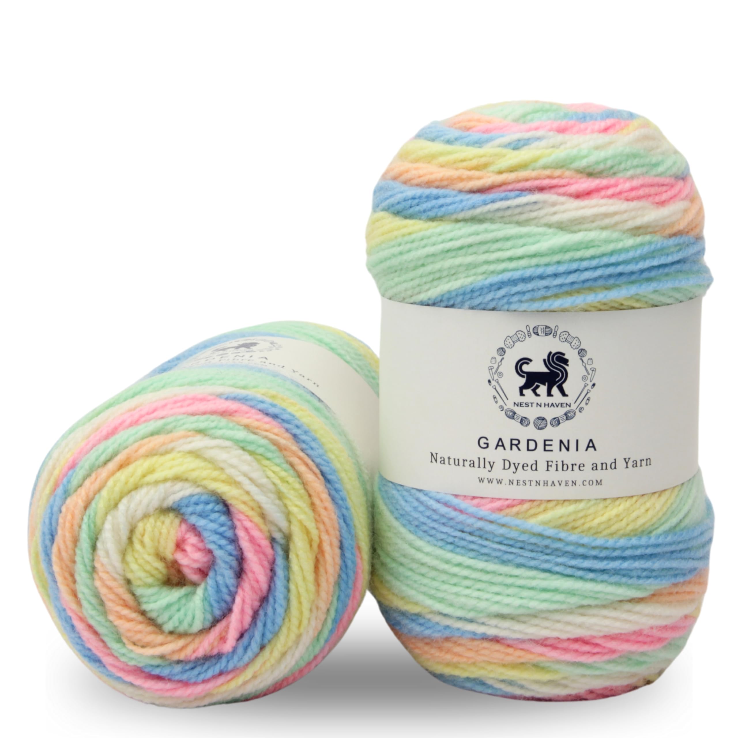 Nestnhaven Acrowools Gardenia Hand Knitting and Crochet Yarn Multi Colour Suitable for Craft, Babywear, Toys Pack of 1 Ball - 100gms. (Shade 4) (B0CTTP6BXX) Amazon Price History, Amazon Price Tracker