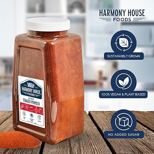 Vista 2 de Polvo de tomate disecado Harmony House Foods.