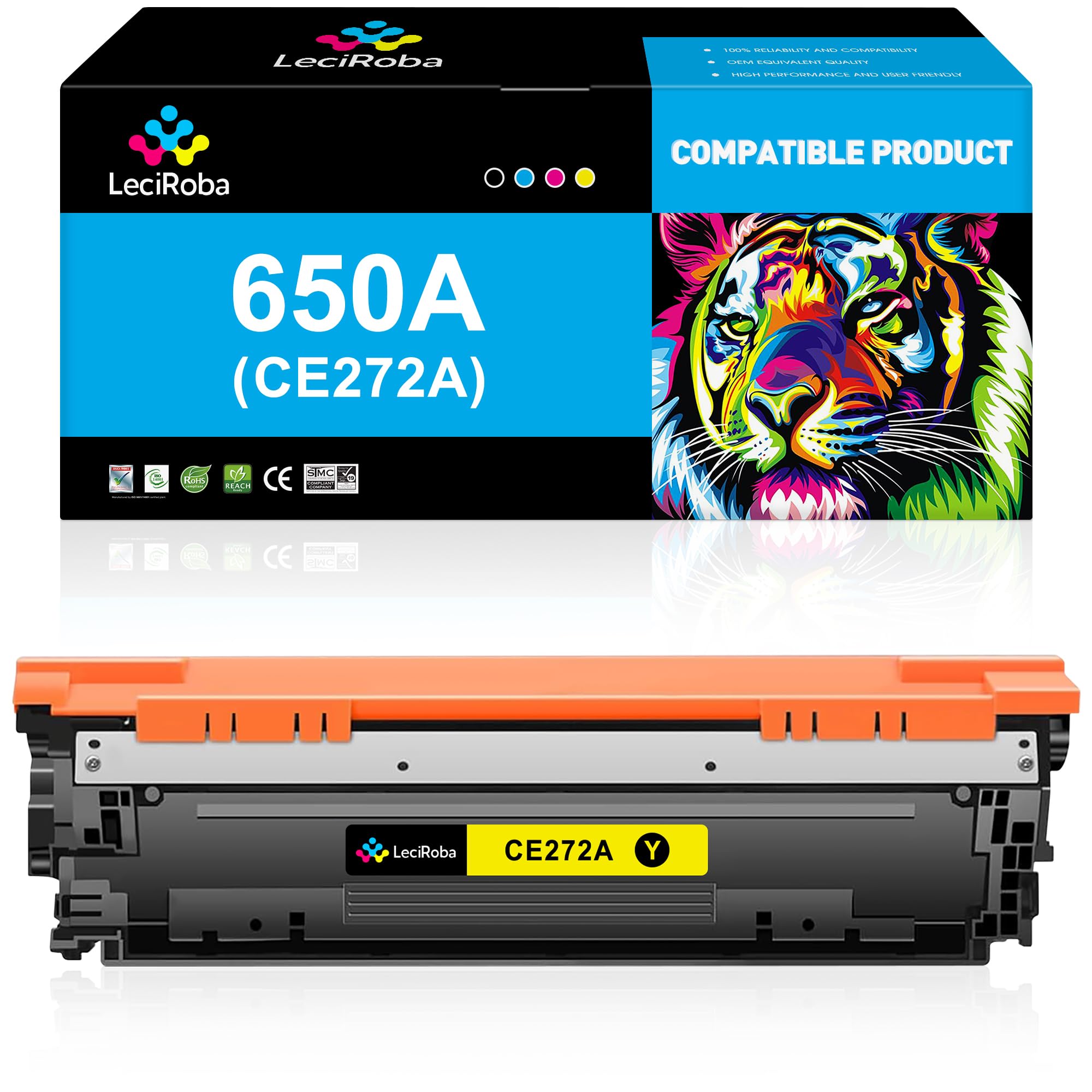 Amazon.co.jp: LeciRoba 650A CE272A イエロー トナーカートリッジ HP 