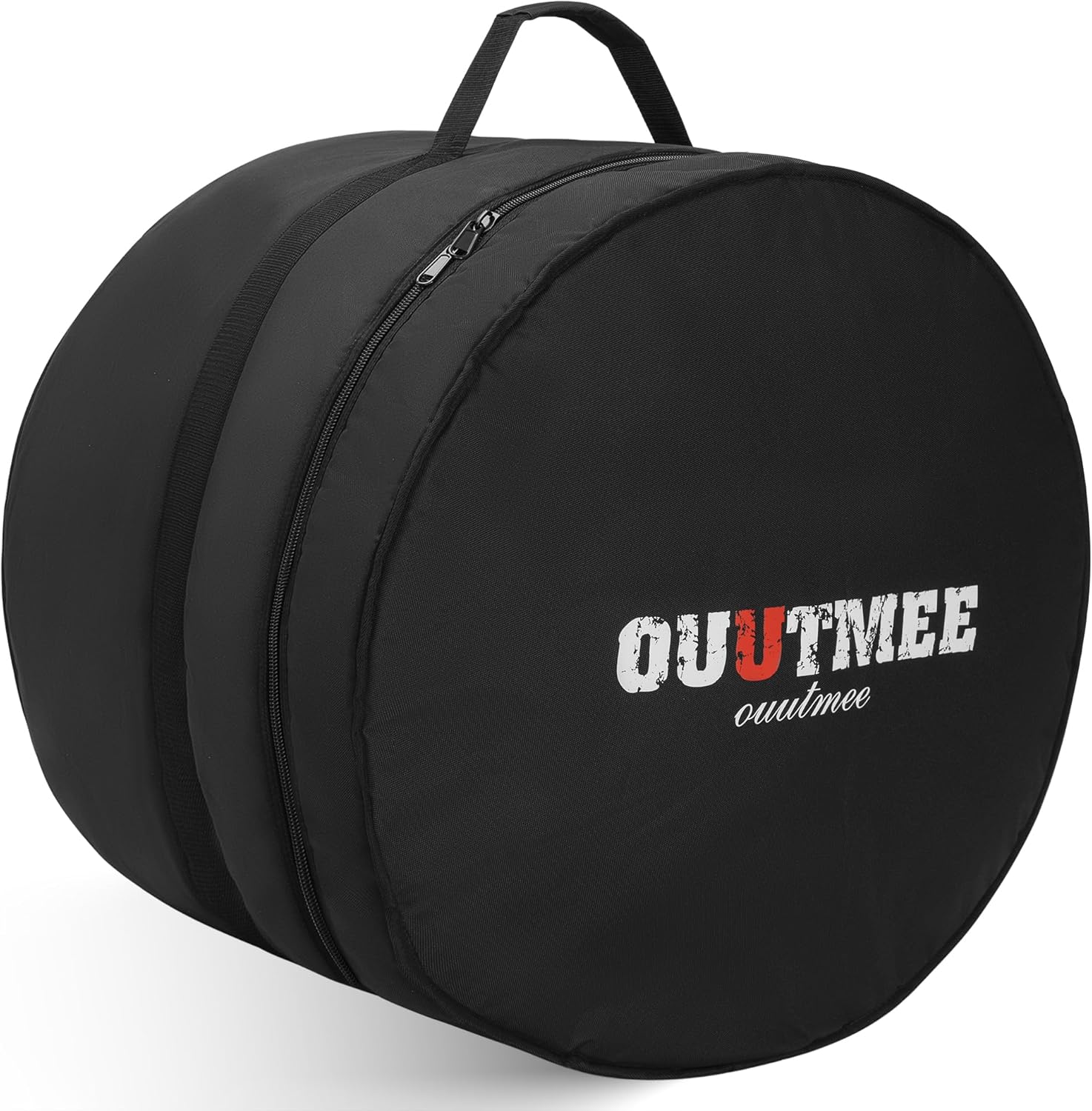 OUUTMEE Bass Tom Drum Bag 22x18 Inch - 10mm Thick Padded Waterproof Travel Case with Sturdy Handle