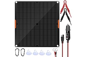 OYMSAE Solar Battery Trickle Charger: Your Waterproof Power Companion