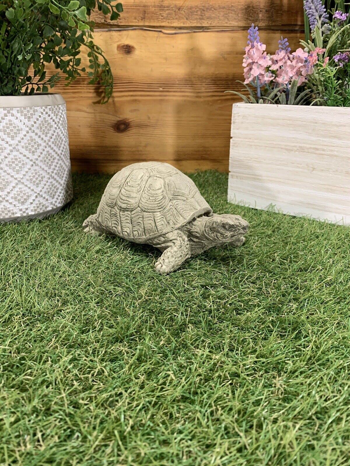 J And L Stone Ornaments Stone Garden Turtle Detailed Ornament
