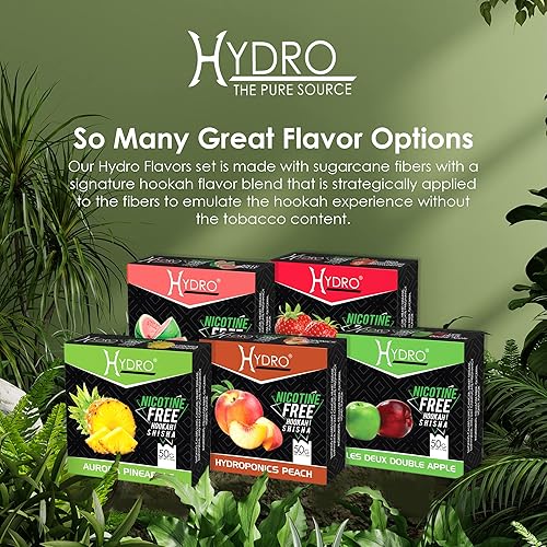 Miniatura 7 de Hydro Sabores de cachimba de frutas mezcla de shisha de cachimba en menta jamaicana menta de arándanos menta de chocolate menta de uva menta de