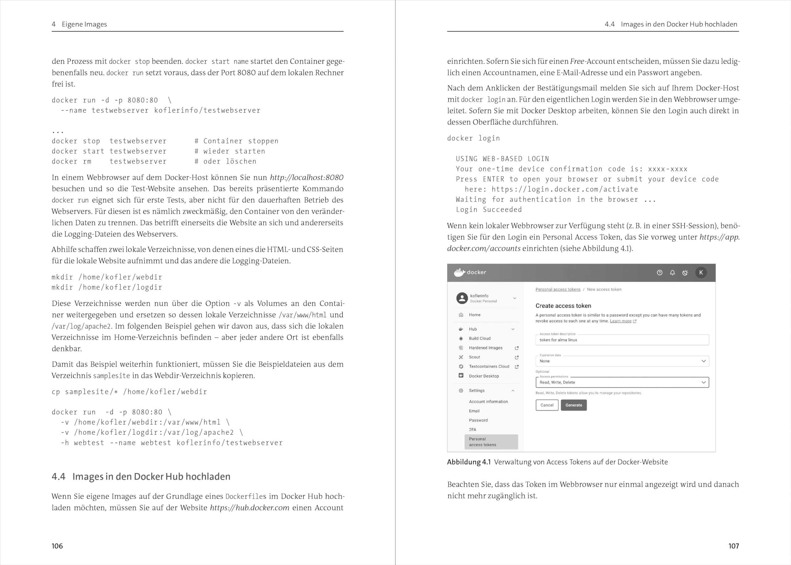 Docker: Das Praxisbuch für Entwickler und DevOps-Teams. Grundlagen, Einstieg, Konzepte. Für Windows, macOS und Linux. Ausgabe 2026