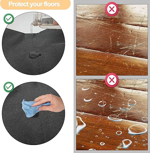 Miniatura 2 de Forro para jaula de perro, almohadillas lavables para orina para perros, absorbe la orina, antideslizante, alfombrilla impermeable bajo la jaula del