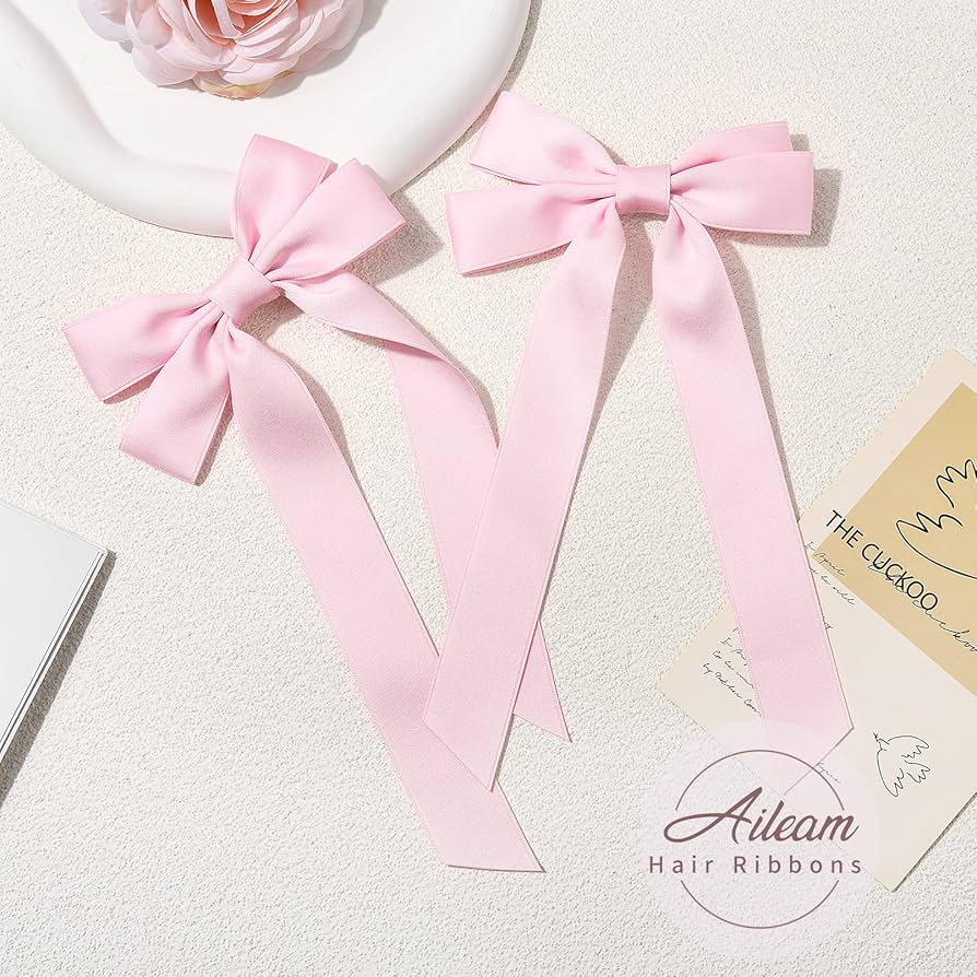 ヘアアクセサリー Rose Satin Clip herlipto pink Rose Satin Clip