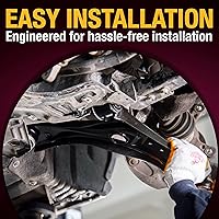 Vista 3 de Metrix Premium - Conjunto de brazo de control inferior izquierdo y derecho RK621686 y RK621685 para Hyundai Santa Fe 2007-2009