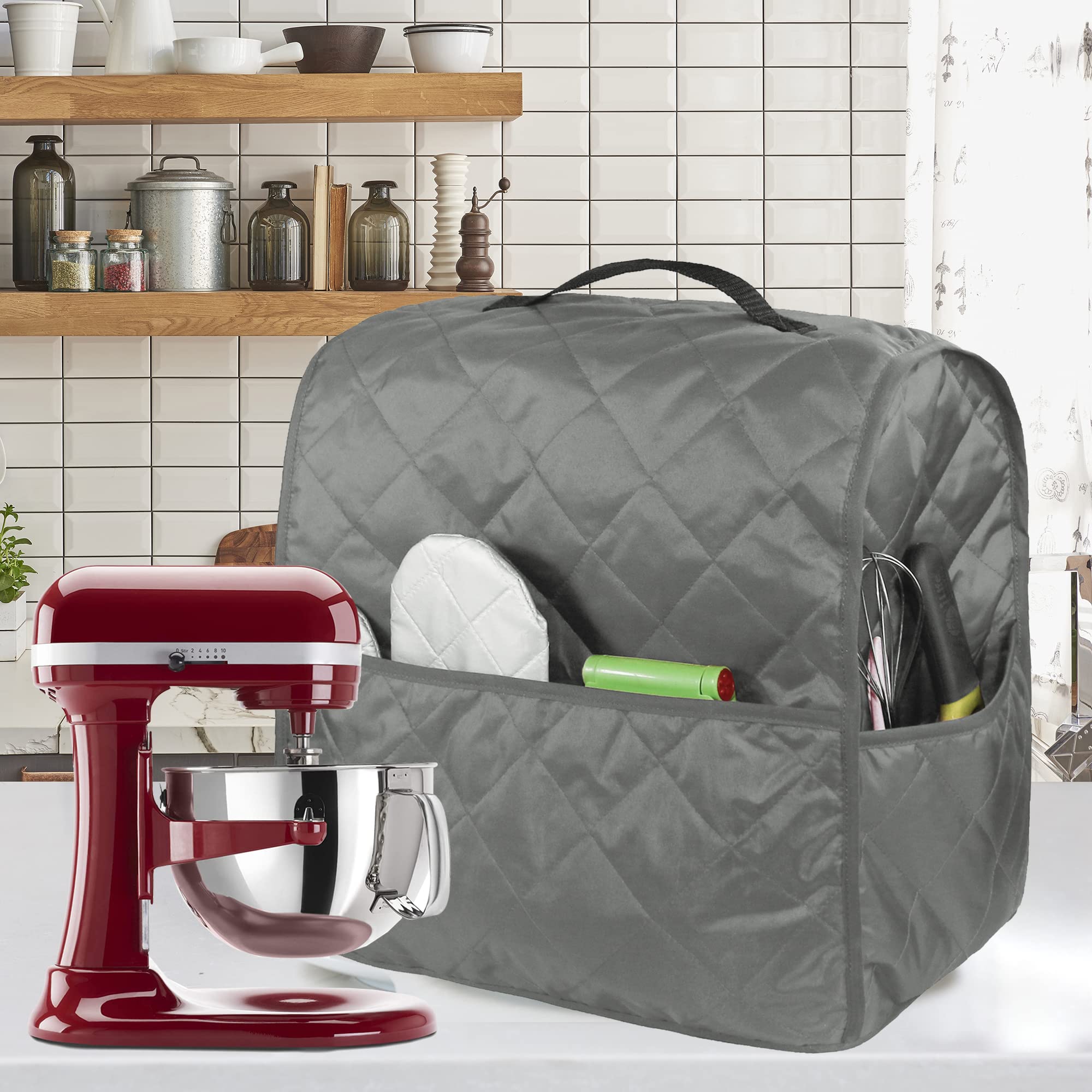 Yuehuamech Coperchio di Miscelatori Coperchio di Polvere Coperchio di Mixer con Tolletti di Mixer Cucina Tascabile per Gli Accessori Del Mixer da Mantenere