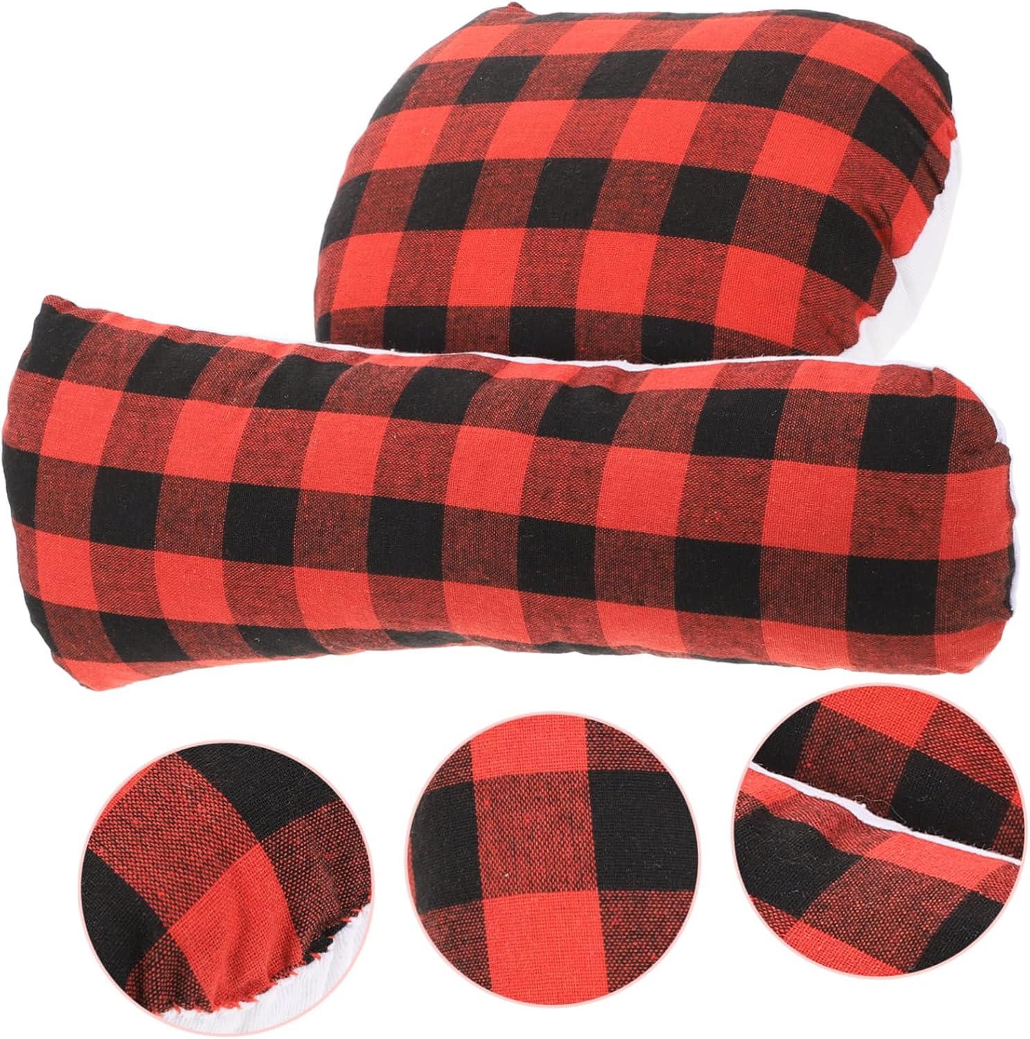 Red Pin Cushion Sewing Needle Holder 2Pcs for Shirts Skirts