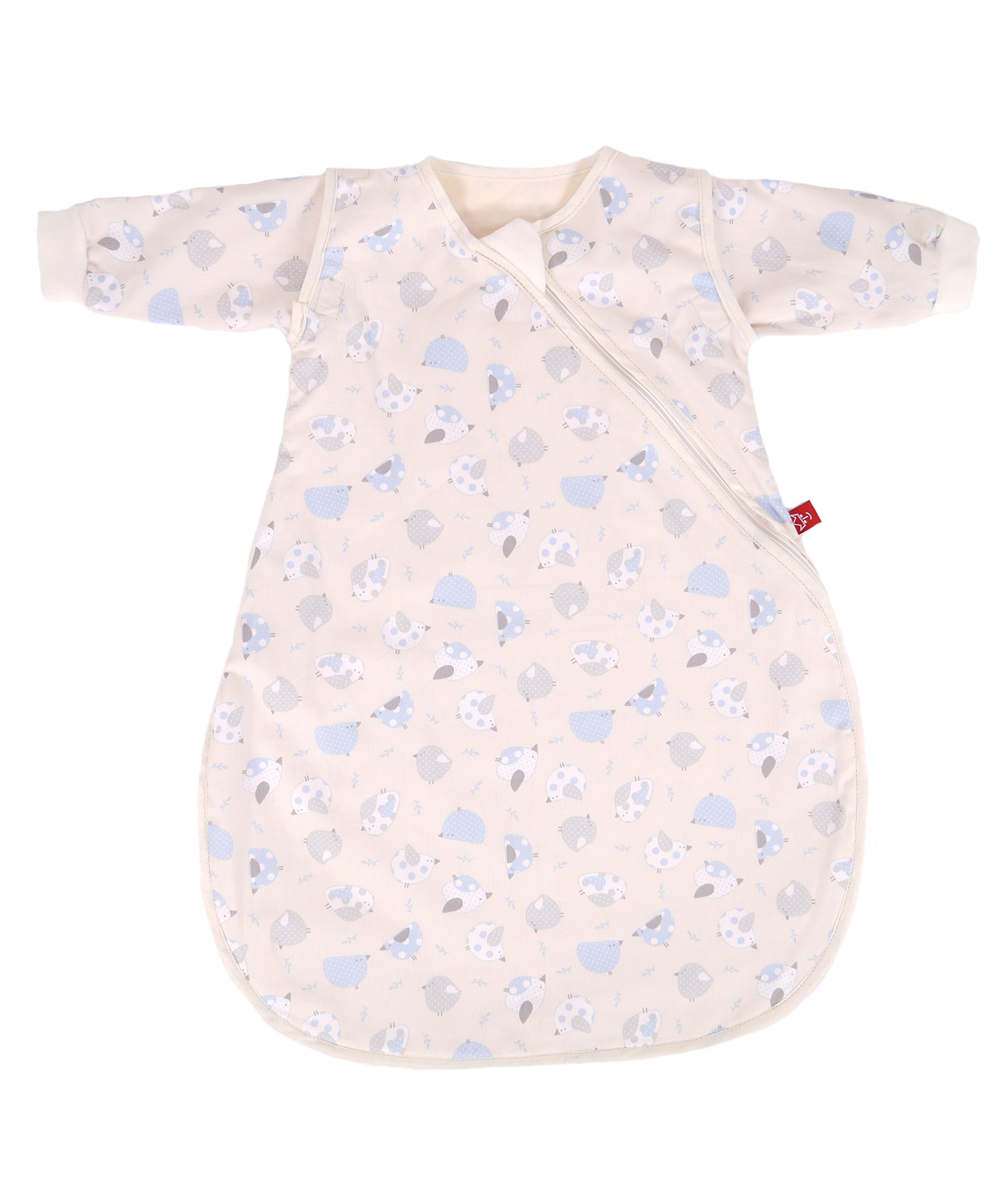 Kaiser Frida - Saco de Dormir (60 cm), Color Beige y Azul Claro