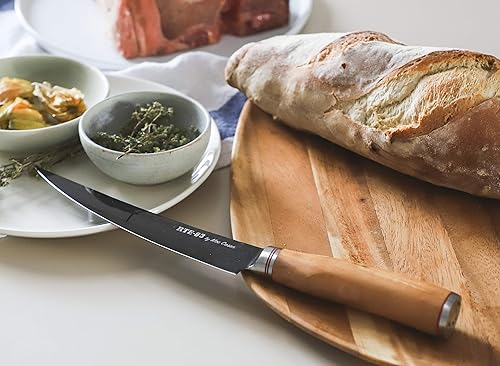 Miniatura 7 de ROUTE83 Knives by Moe Cason XL - Cuchillo deshuesador de madera de olivo italiano de 8 pulgadas