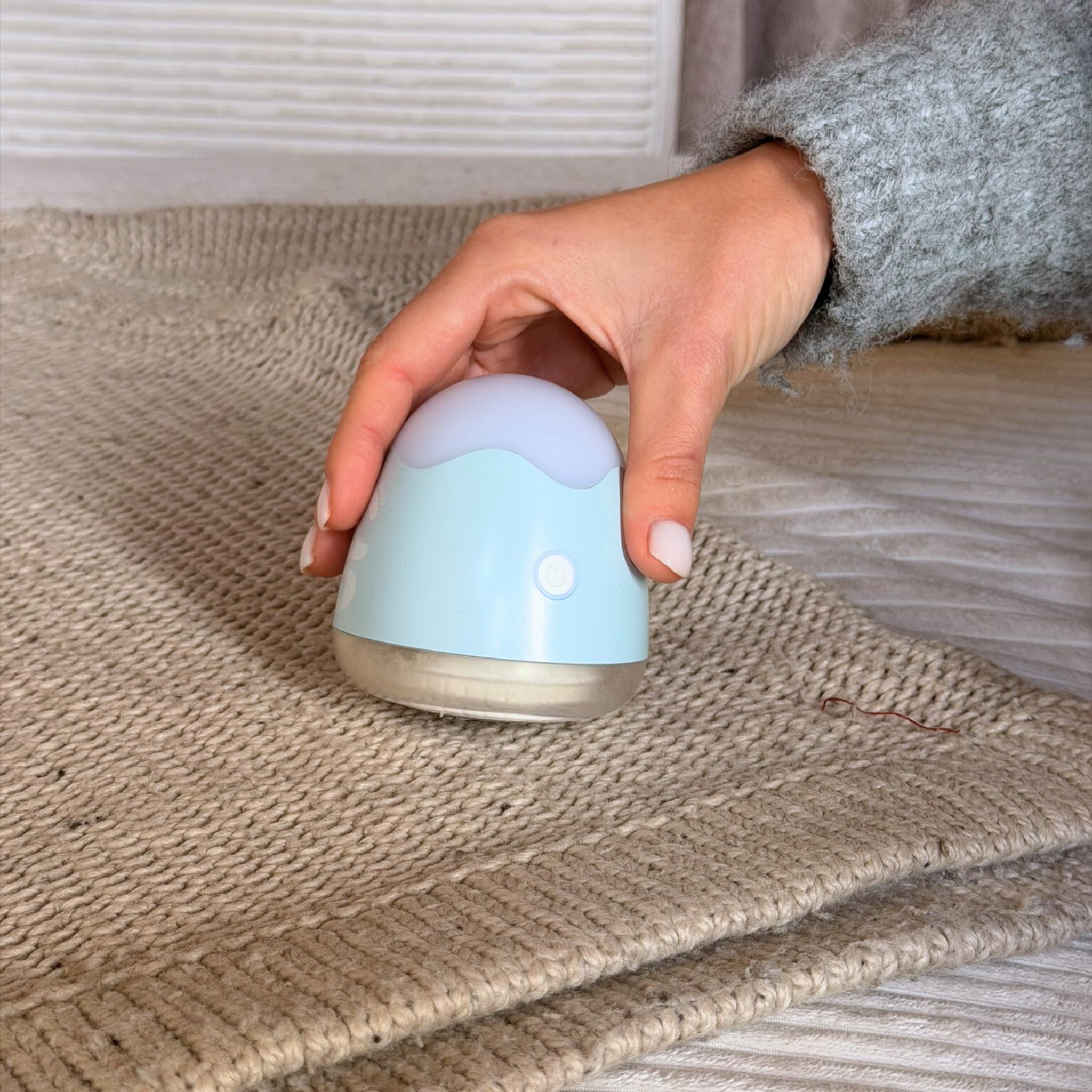 Anti-Bouloche Eléctrico Recargable - Afeitadora Antipelusas Textil, 6 cuchillas Acero Inoxidable, Batería 800mAh, Carga USB-C