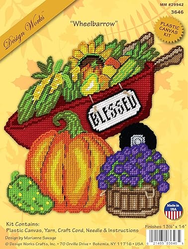 Miniatura 2 de Design Works Crafts Kit de lona de plástico para carretilla