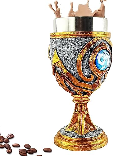 Miniatura 8 de Medieval Goblet Cup – Vintage Chalice Design, Stainless Steel Drinkware | Elegant Drinking Vessel for Special Occasions, Weddings, Father’s Day,