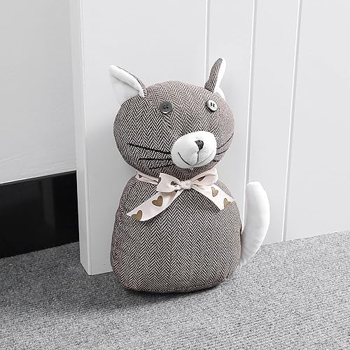 Miniatura 2 de Sanlykate Tapón decorativo de tela para puerta topes de puerta de 18 libras topes de puerta resistentes anticolisión para el hogar tope de libros