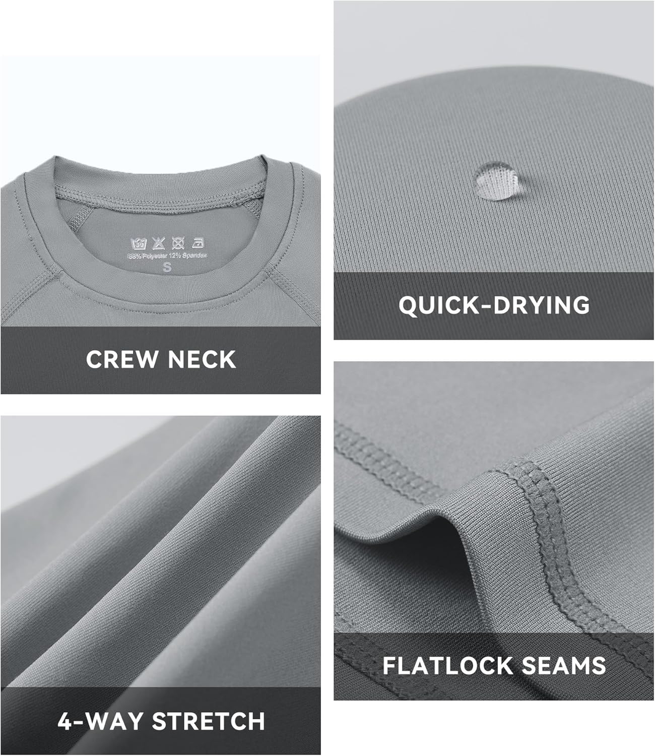 Boys Compression Shirt Youth Long Sleeve Athletic Undershirts Kids Quick Dry Base Layer for Baseball Football Soccer - Image 5