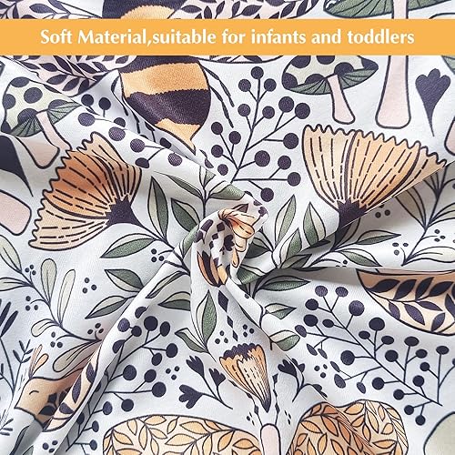 Miniatura 6 de Winmany Funda de almohada de lactancia para bebé, funda de almohada extraíble para lactancia materna, lindo patrón para niñas y niños, funda de