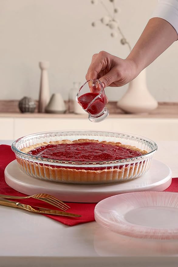 Paşabahçe 59044 Borcam Yuvarlak Tepsi 26 cm 1720 cc