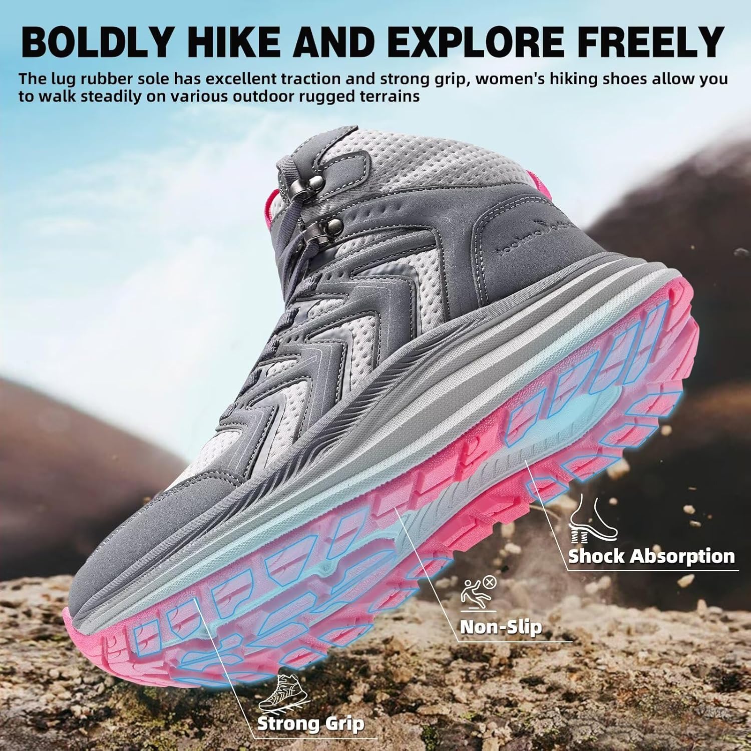 Trail Ankle Support Sports Shoes Ankle Support Trail Running Shoes