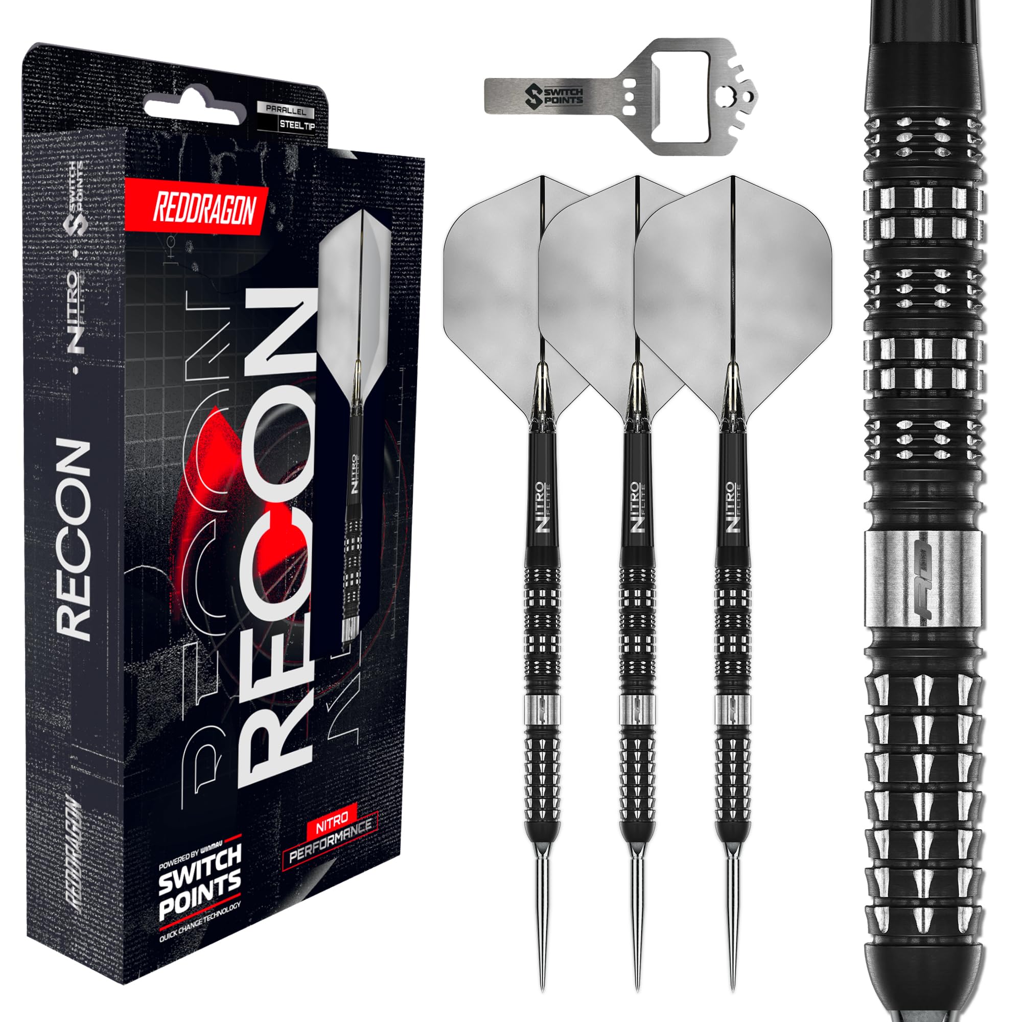 RED DRAGON | Rzutki Recon Switch Points 22g Stalowy Grot