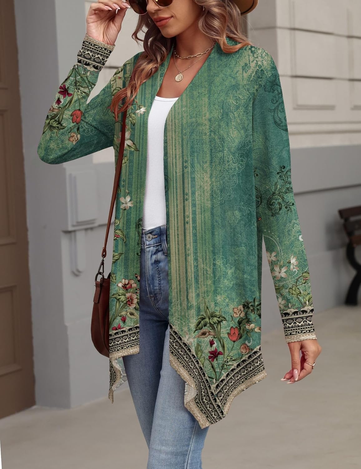 Zeagoo Womens Cardigan Long Sleeve Lightweight Cardigan Draped Open Front Loose Casual 2026 Fashion Clothing - Image 4