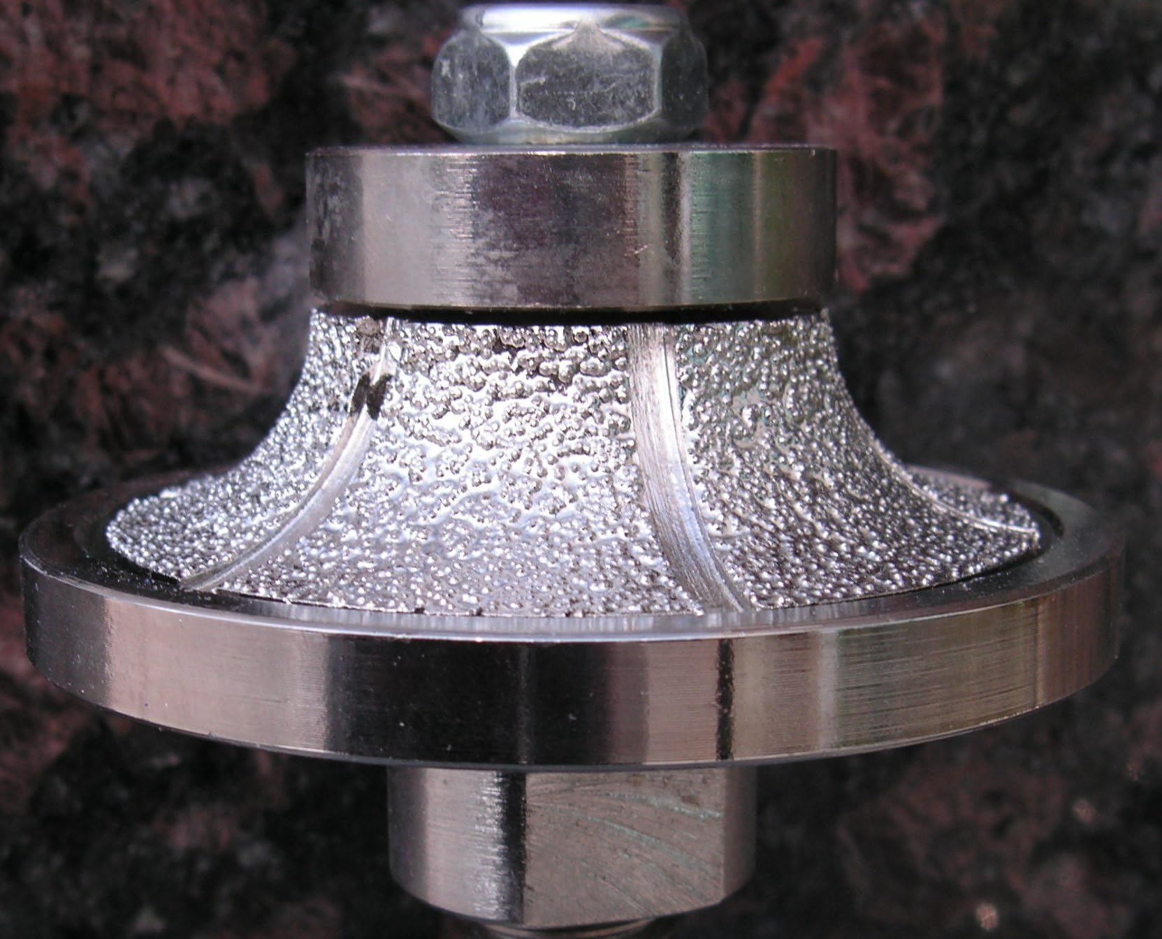 0.6" Half Bullnose Profile Granite Router Bit B15