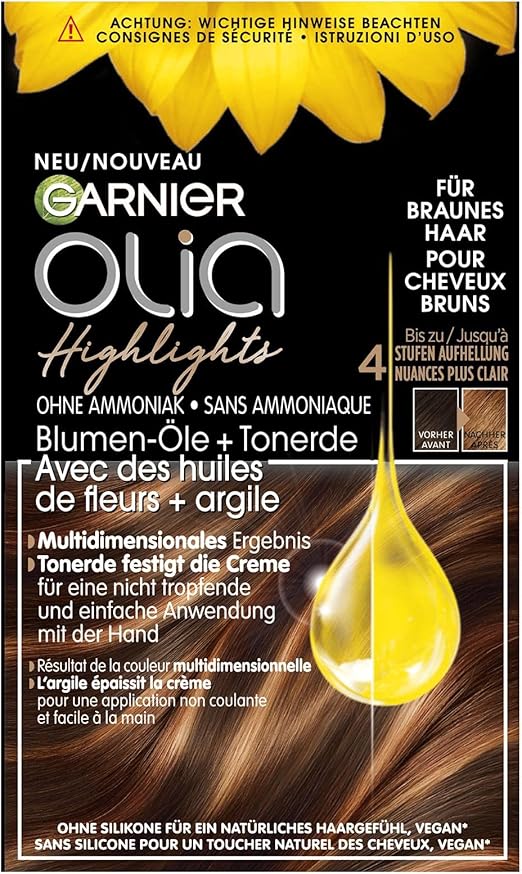 Garnier Olia Highlights Balayage Éclaircissant Permanent Sans