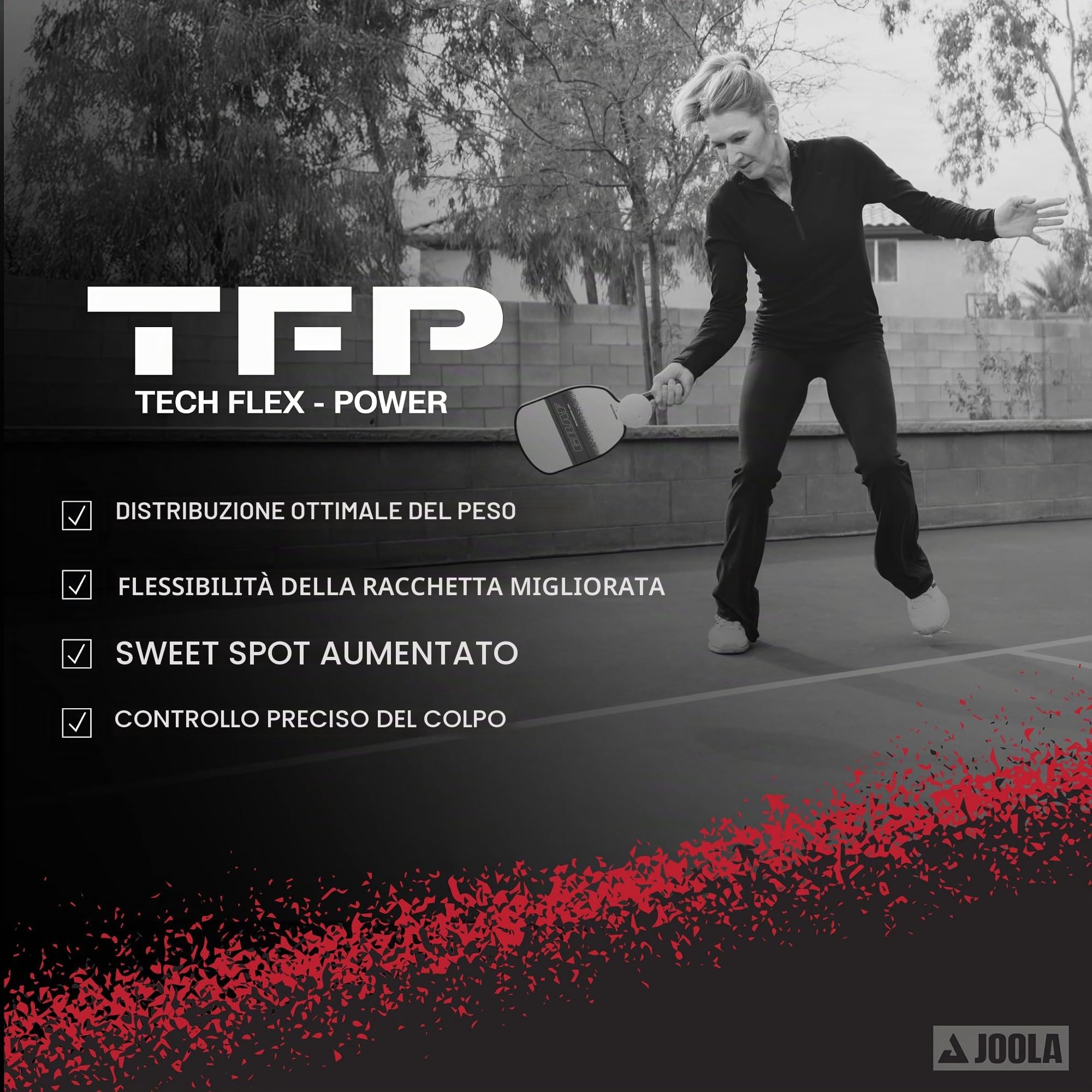 JOOLA Pro IV Paddle racchetta professionale di alta qualità per pickleball certificata USAP