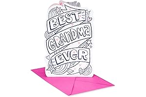 Charming Grandma's Mother's Day Card for Kids to Send Love