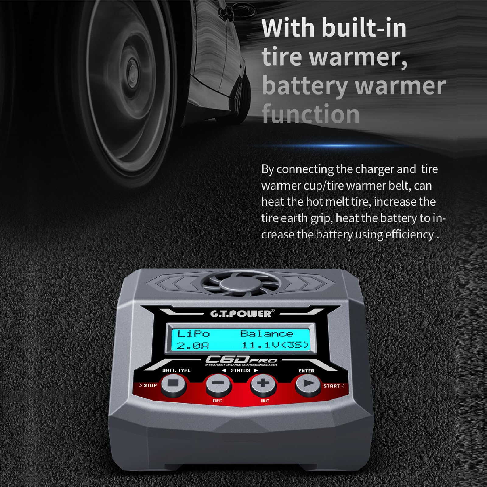 Triplot Lipo Balance Chargeur/déchargeur avec AC MAX 100 W, 12 A, DC MAX 300 W, 12 A, décharge max.5 W, modèle FB-DIS max 300 W, support multi-batteries, 1-6 cellules LiPo, 1-15 cellules NiMh, NICD