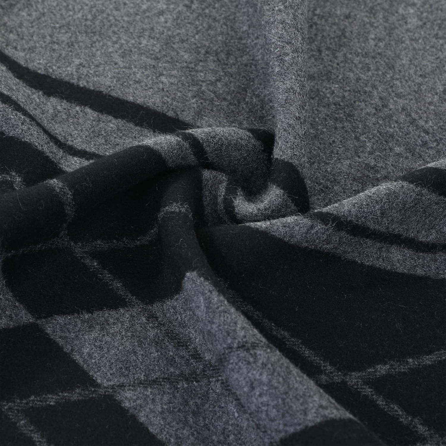 American Trends Mens Winter Warm Long Soft Scarf Plaid Tassel Scarf for Men Soft Classic Scarves - Image 5