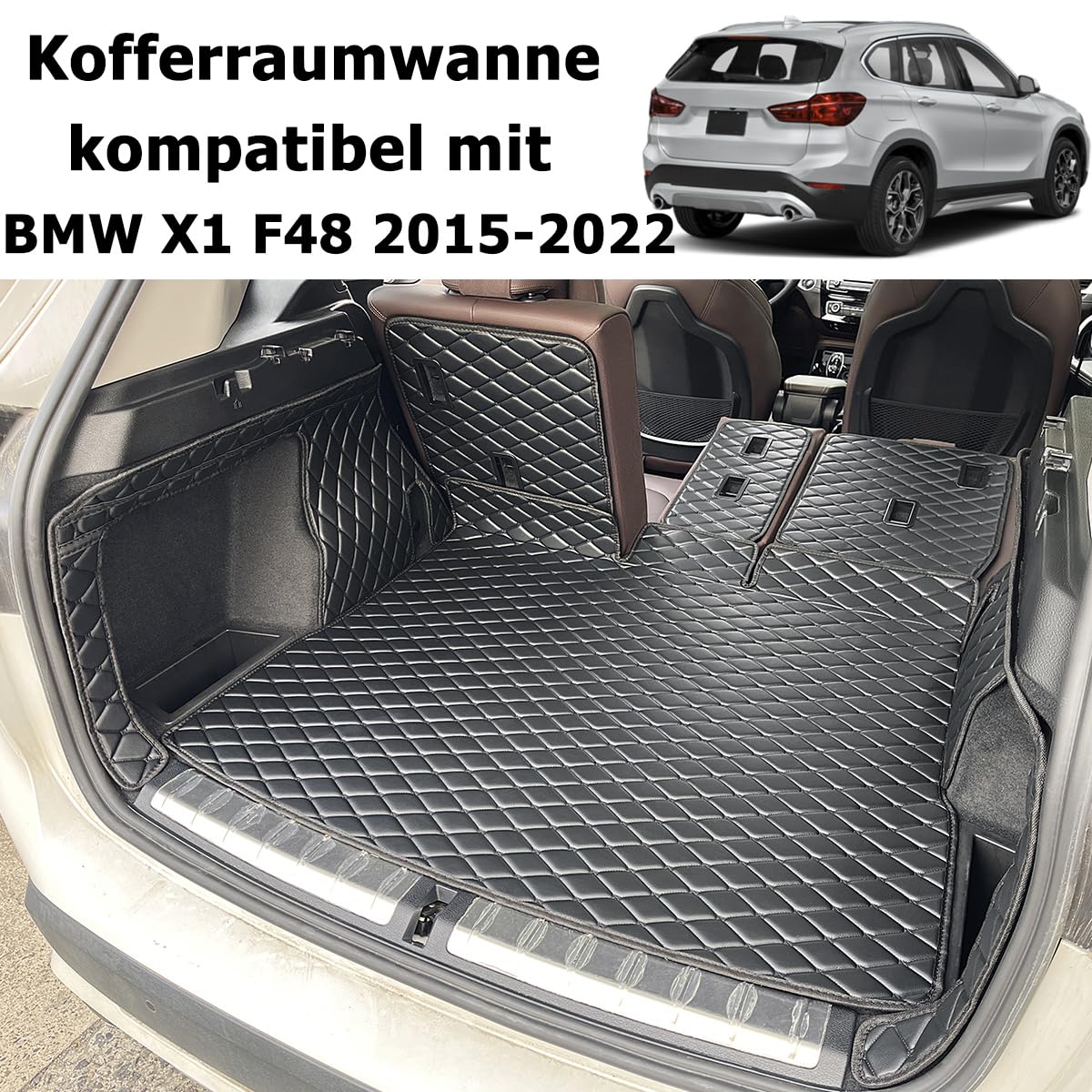 Kofferraumwanne kompatibel mit BMW X1 F48 2015-2022 (for BMW X1 F48 2015-2022)