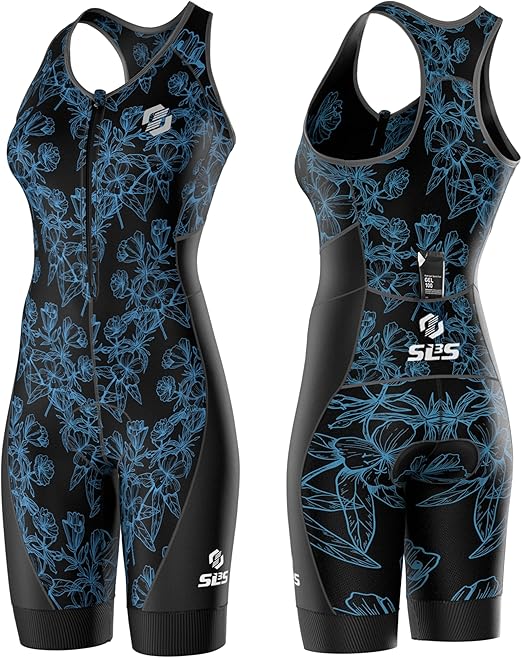 Triathlon Suits Women - One Piece Tri Suit Women - Pro Womens Triathlon Suit - Premium Trisuit, No Shelf Bra