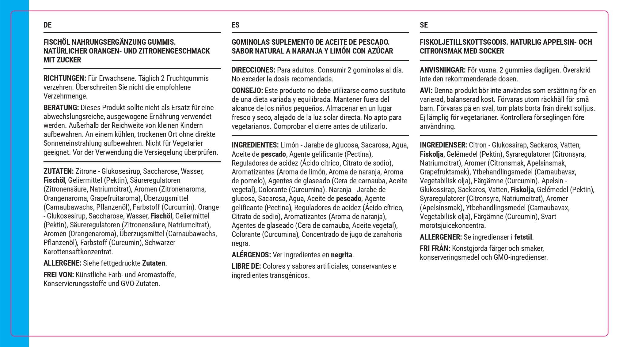 Known Oméga 3 Essentiel Gummies – Saveur Citron & Orange – Alternative Gourmande aux Gélules – 120mg Oméga 3 avec DHA & EPA – Soutient la Santé Cardiaque & le Bien-être – Cure 1 Mois (Lot de 2)