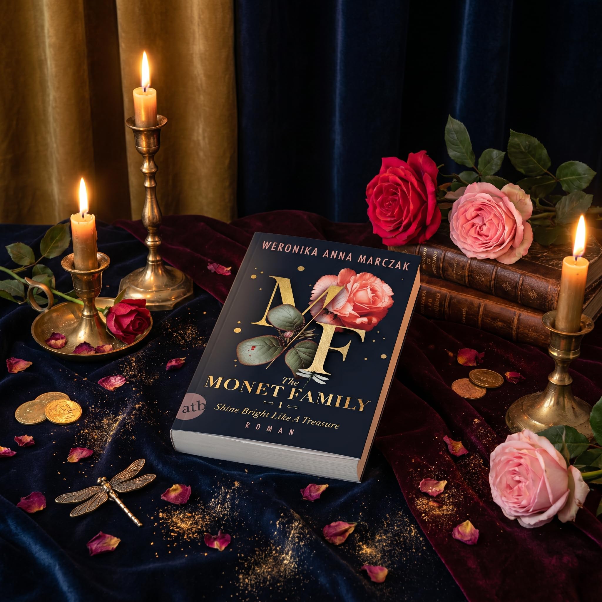 Weronika Anna Marczak - Bücherset - The Monet Family Family of Secrets Band 1 - 7 - Jugendliteratur Bestseller über Waisenmädchen, Verrat, Intrigen und Geheimnisse - mit einem exklusiven Lesezeichen