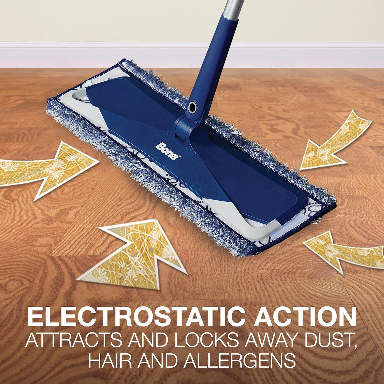 3 Pack Bona Dusting Pad | Designed on Hardwood, Stone, Tile and Laminated Floors | 4" W x 15" L…