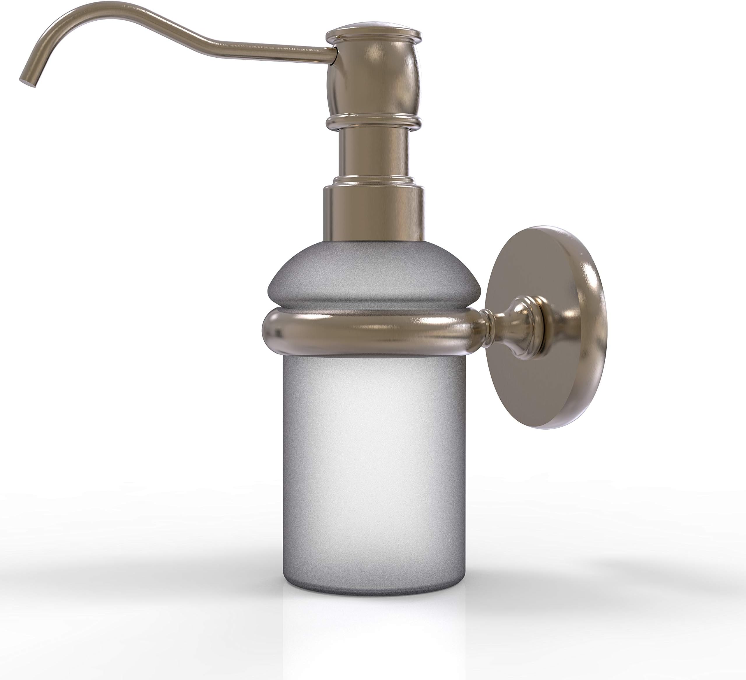 Allied Brass P1060 Prestige Skyline Collection Wall Mounted Soap Dispenser, Antique Pewter