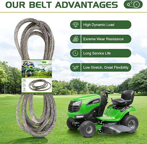 Miniatura 4 de Cinturón de cubierta de 46" 12" X103" para Cub CadetMTDTroy Bilt 754-04219 954-04219 OCC-754-04219, John Deere GX20072 GY20570 LTX1045 LTX1046